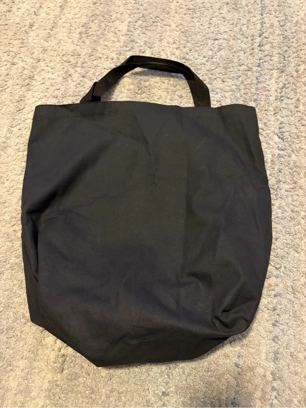 Vintage 1992 Barcelona Olympics Canvas Tote Bag Black USA Made Innovo 92 Rings